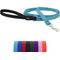Show in main carousel: LupinePet Basic Solid Padded Handle Dog Leash, Aqua, Regular: 6-ft long, 1/2-in wide slide 1 of 6
