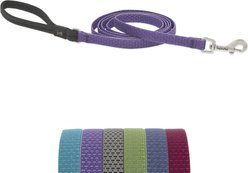 LupinePet ECO Recycled Padded Handle Dog Leash, Lilac, Regular: 6-ft long, 1/2-in wide
