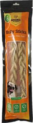 Advance Pet Product 12-inch Bully Stick Braided Dog Chew, 2 count