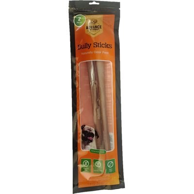 Advance Pet Product Advance Pet Product 12-inch Bully Stick Dog Chew, 2 count