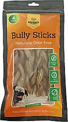 Advance Pet Product 6-inch Bully Stick Braided Dog Chew, 4 count
