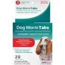 Durvet Worm Tabs for Medium Breed Dogs, 26 to 60-lbs, 2 count