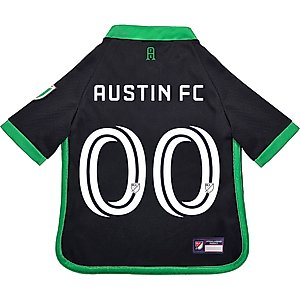 Pets First MLS Team Dog Jersey, Large, Austin FC