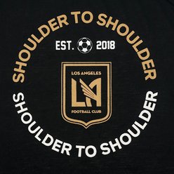 Pets First MLS Team Dog T-Shirt, Medium, Los Angeles FC slide 2 of 3