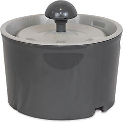 Pet-Able Eco Bamboo Cat Water Fountain, Gray, Small: 1.6-L slide 2 of 3