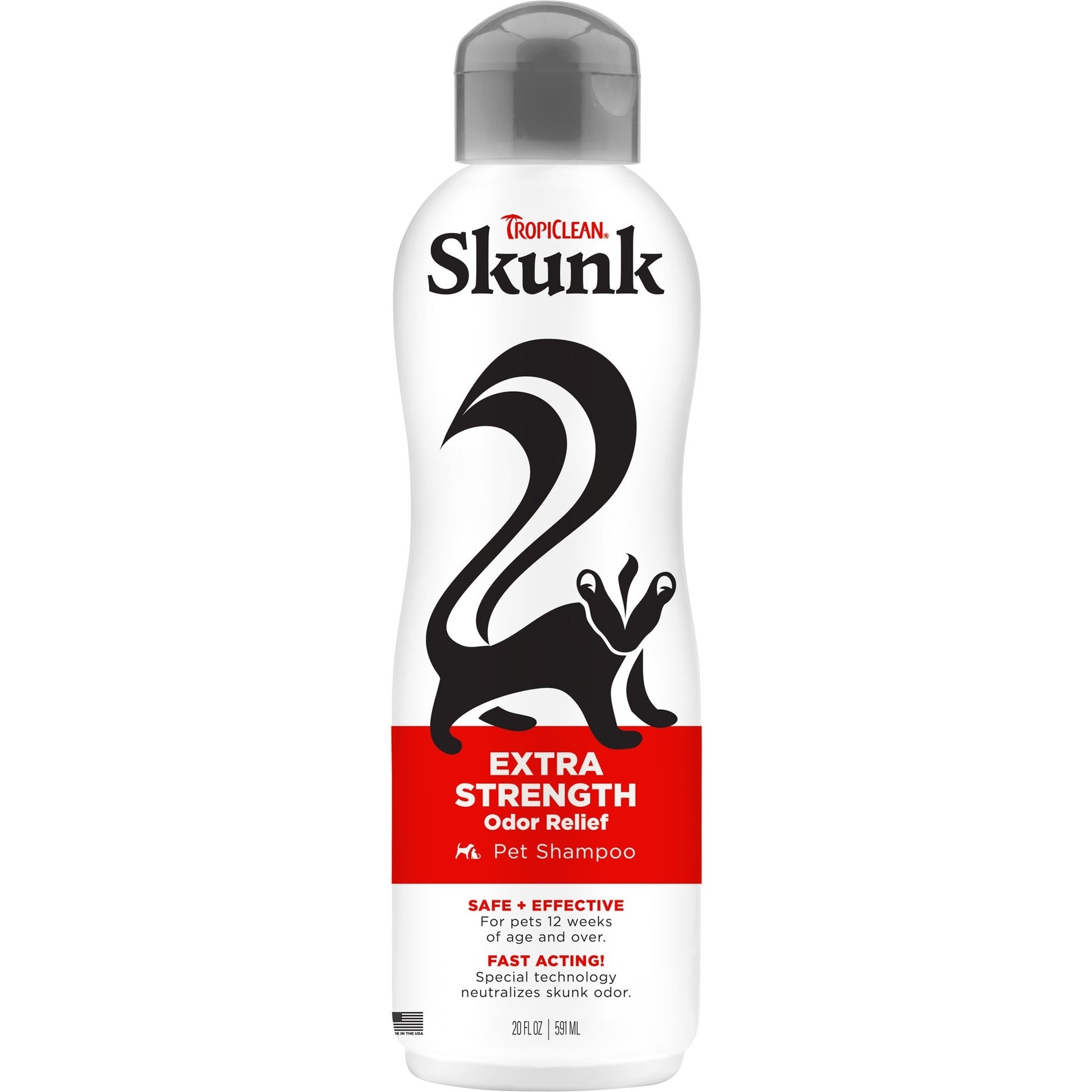 TropiClean Skunk Odor Control Dog & Cat Shampoo, 20-fl oz bottle