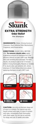 Show full view: TropiClean Skunk Odor Control Dog & Cat Shampoo, 20-fl oz bottle slide 2 of 10