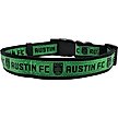 Show in main carousel: Pets First MLS Team Satin Nylon Dog Collar, Medium: 18-in neck, 1-in wide, Austin FC slide 2 of 5