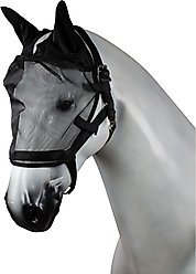 Horze Bridle Horse Fly Mask, Black, X-Large
