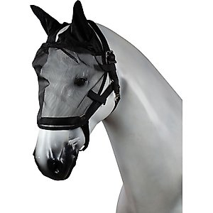Horze Bridle Horse Fly Mask, Black, Large