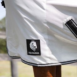 Equinavia Brisk Detachable Neck Horse Fly Sheet, Silver Gray, 72-in slide 2 of 7