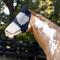 Show in main carousel: Horze Long Nose Horse Fly Mask, Light Brown & Black, Pony slide 3 of 10