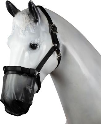 Show full view: Horze Horse Nose Fly Cover, Black, Pony slide 3 of 4