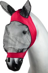 Horze Soft Stretch Horse Fly Mask, Pony, Pink