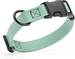 Dogline Biothane QR Buckle Waterproof Standard Dog Collar, Sage Green, Medium: 12 to 19-in neck, 3/4-in wide
