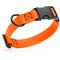 Show in main carousel: Dogline Biothane QR Buckle Waterproof Standard Dog Collar, Hunter Orange, Large: 15 to 23-in neck, 1-in wide slide 1 of 10