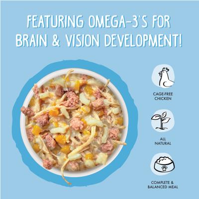 Show full view: Weruva Puppy Chicken & Rice Formula in Gravy Wet Dog Food, 14-oz can, case of 10 slide 4 of 11