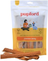Pupford Chicken High-Protein Jerky Dog Treats, 8-oz bag