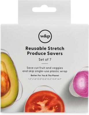 Show full view: W&P Reusable Stretch Produce Savers Dog Food Storage, 7 count slide 4 of 7