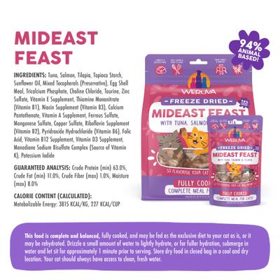 Show full view: Weruva Mideast Feast Grain-Free Freeze-Dried Cat Food, 7-oz bag slide 5 of 13