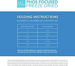 Weruva Wx Phos Focused Chicken Breast & Tilapia Formula Grain-Free Freeze-Dried Cat Food, 1-oz bag slide 2 of 8