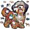 Show in main carousel: Nestologi Shih Tzu Dog Wooden Jigsaw Puzzle, 150 Pieces, 11.7 x 16.5-in slide 2 of 9