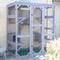 Show in main carousel: Aivituvin AIR37 Walk-In Outdoor Cat House, Gray, Medium slide 3 of 12