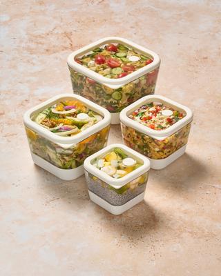 Show full view: W&P 8 Piece Glass Dog Food Storage Set slide 6 of 7