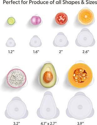 Show full view: W&P Reusable Stretch Produce Savers Dog Food Storage, 7 count slide 3 of 7