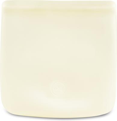 Show full view: W&P Reusable Silicone Sandwich Bag Dog Food Storage, 34-oz, Cream slide 3 of 5