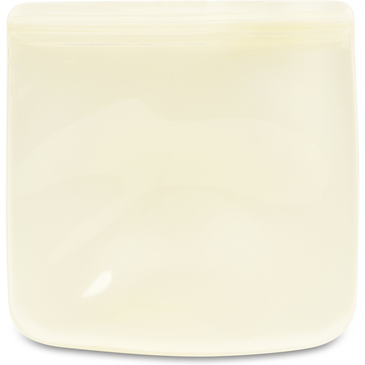 W&P Reusable Silicone Sandwich Bag Dog Food Storage, 34-oz, Cream