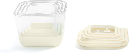 Show full view: W&P 8 Piece Glass Dog Food Storage Set slide 4 of 7