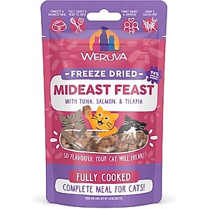 Weruva Mideast Feast Grain-Free Freeze-Dried Cat Food, 1-oz bag