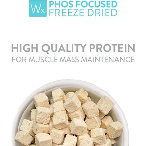 Weruva Wx Phos Focused Chicken Breast & Tilapia Formula Grain-Free Freeze-Dried Cat Food, 1-oz bag