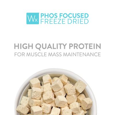 Show full view: Weruva Wx Phos Focused Chicken Breast & Tilapia Formula Grain-Free Freeze-Dried Cat Food, 7-oz bag slide 4 of 11