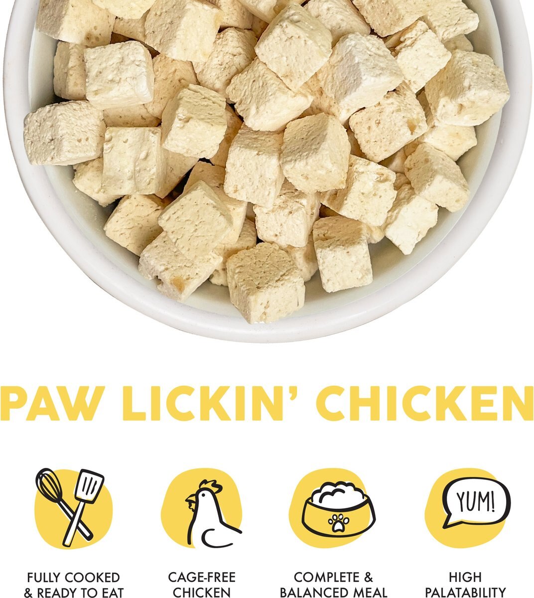 Weruva Paw Lickin' Chicken Freeze-Dried Dog Food