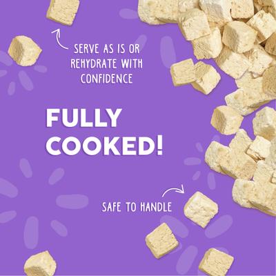 Show full view: Weruva Paw Lickin' Chicken Grain-Free Freeze-Dried Cat Food, 1-oz bag slide 6 of 13