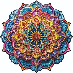 Nestologi Flower Bouquet Wooden Jigsaw Puzzle, 150 Pieces, 11.7 x 16.5-in