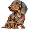Show in main carousel: Nestologi Dachshund Weiner Dog Wooden Jigsaw Puzzle, 150 Pieces, 11.7 x 16.5-in slide 1 of 9