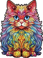 Nestologi Cute Baby Cat Wooden Jigsaw Puzzle, 150 Pieces, 11.7 x 16.5-in slide 1 of 9