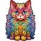 Show in main carousel: Nestologi Cute Baby Cat Wooden Jigsaw Puzzle, 150 Pieces, 11.7 x 16.5-in slide 1 of 9