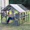 Show in main carousel: Aivituvin AIR52 Outdoor Wooden Cat House, Gray, Large slide 2 of 12