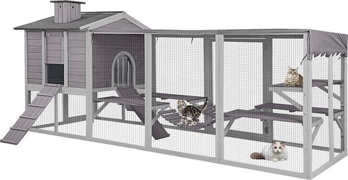 Show full view: Aivituvin AIR82 Veritcal Climbing Cat House, Gray slide 2 of 10