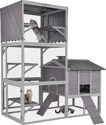 Aivituvin AIR82 Veritcal Climbing Cat House, Gray