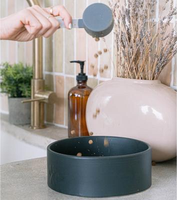 Show full view: Dexypaws Ceramic Dog Bowl, Black, 4-cup slide 5 of 8