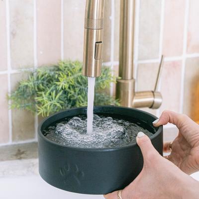 Show full view: Dexypaws Ceramic Dog Bowl, Black, 4-cup slide 4 of 8