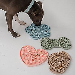 Dexypaws Enrichment Snuffle Mat Dog Slow Feeder, Sky Blue Flower slide 2 of 7