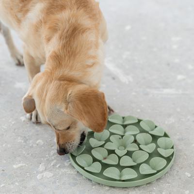 Show full view: Dexypaws Enrichment Snuffle Mat Dog Slow Feeder, Sage Green Circle slide 3 of 6