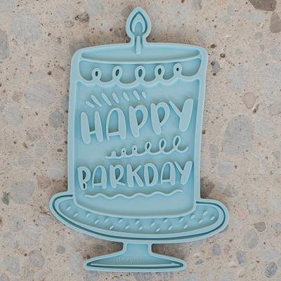 Show full view: Dexypaws Enrichment Lick Mat Seafoam Bark Day Bash Dog Slow Feeder slide 7 of 7