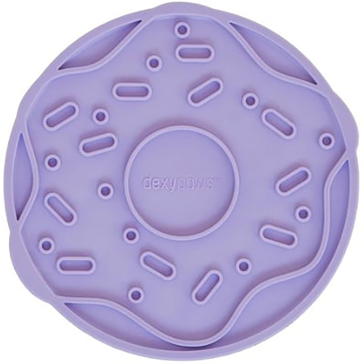 Dexypaws Enrichment Lick Mat Lilac Donut Delight Dog Slow Feeder